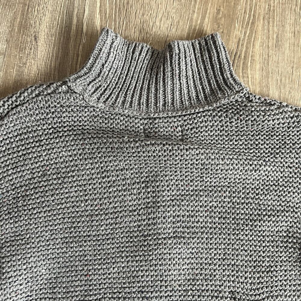 Universal Thread Gray Purple Mock Neck Detail Pul… - image 5